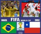 Brezilya - Şili, Sekizinci finallerinde, Brezilya 2014